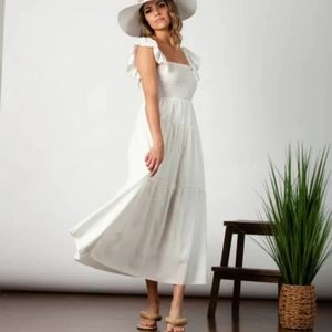 🆕️Hill House home Ellie Nap dress white embroidered xs